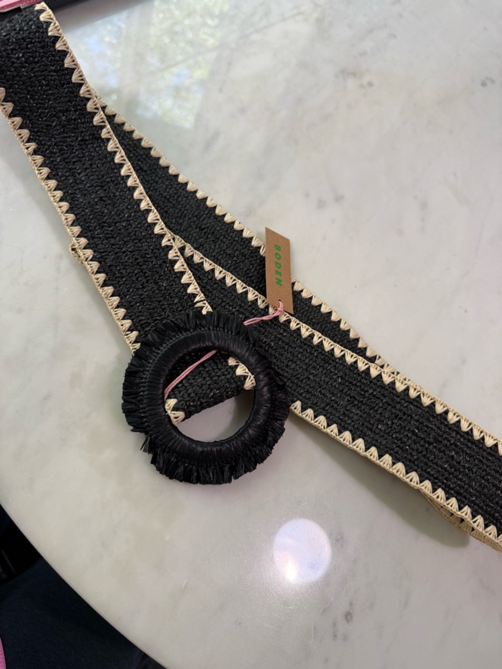 Boden Raffia Belt